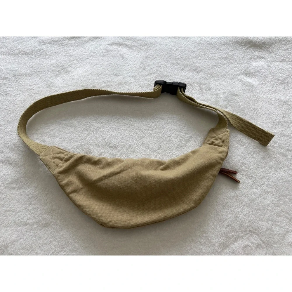 Polo Ralph Lauren Polo Bear Canvas Belt Bag Khaki Waist Crossbody Fanny Pack